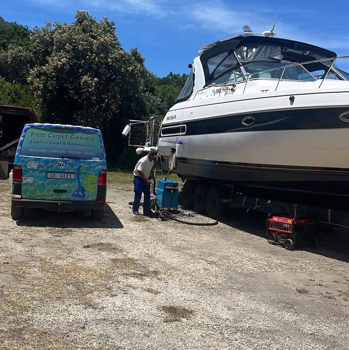 Plett Carpet Cleaners boat cleaning