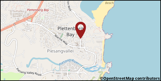 a map with a pin at -34.05487,23.37227